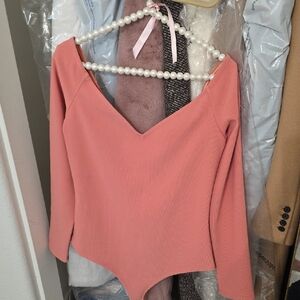 LPA V-Neck Long Sleeve Bodysuit